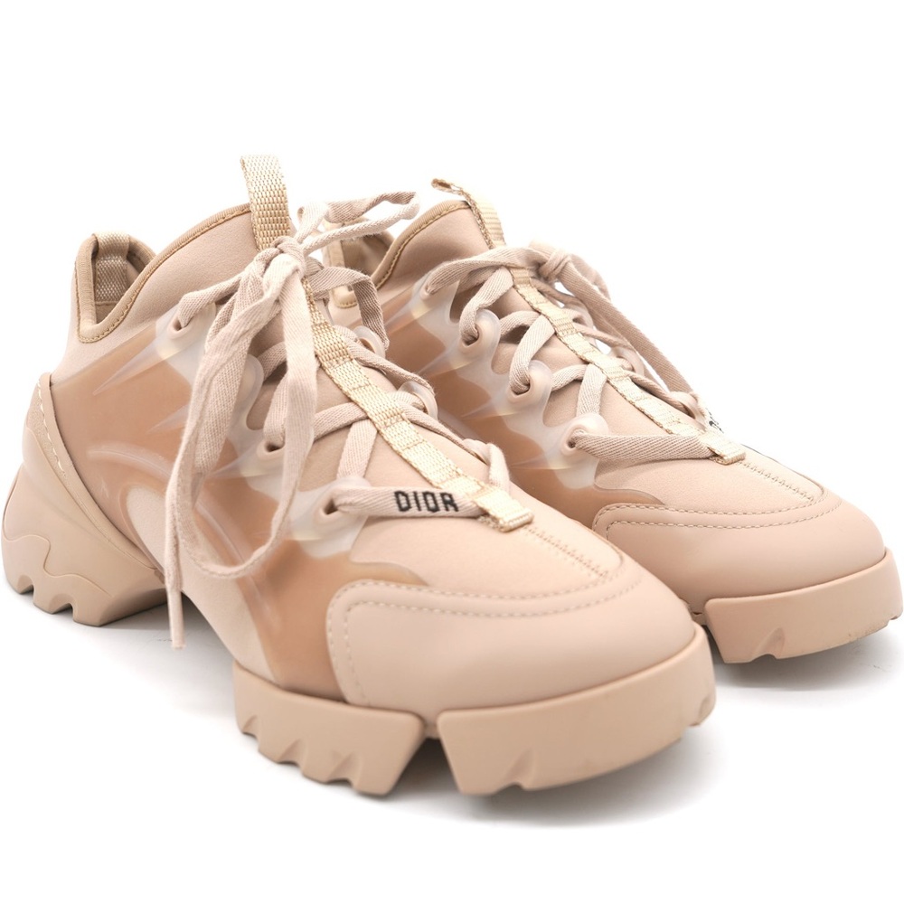 Christian Dior D Connect Nude Sneakers